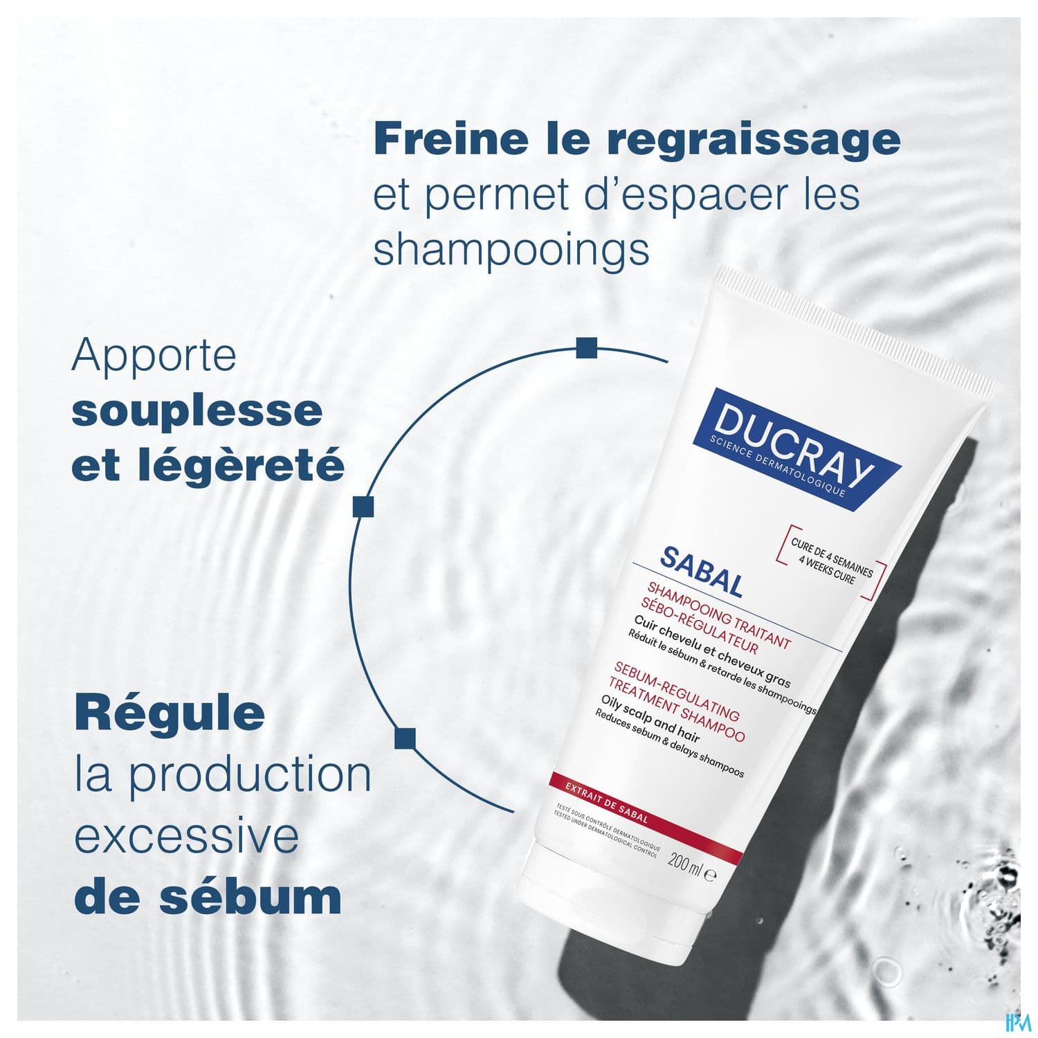 Ducray Sabal Shampooing Traitant Seboreducteur Nouveau 200ml
