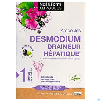 Nat Et Form Ampoule Desmodium Bio 10ml 20