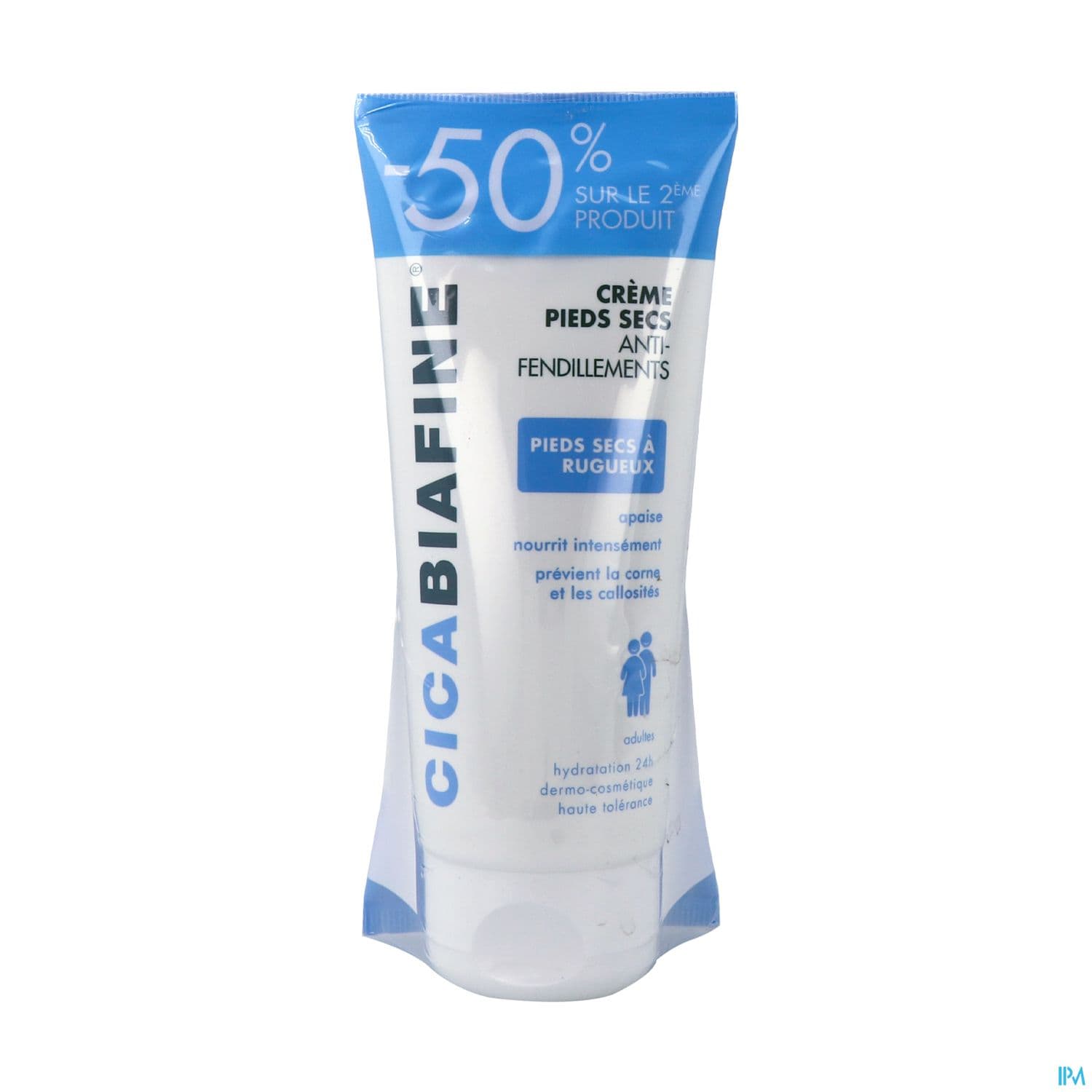 Cicabiafine Creme Pieds Secs Antifendillements 100ml X2