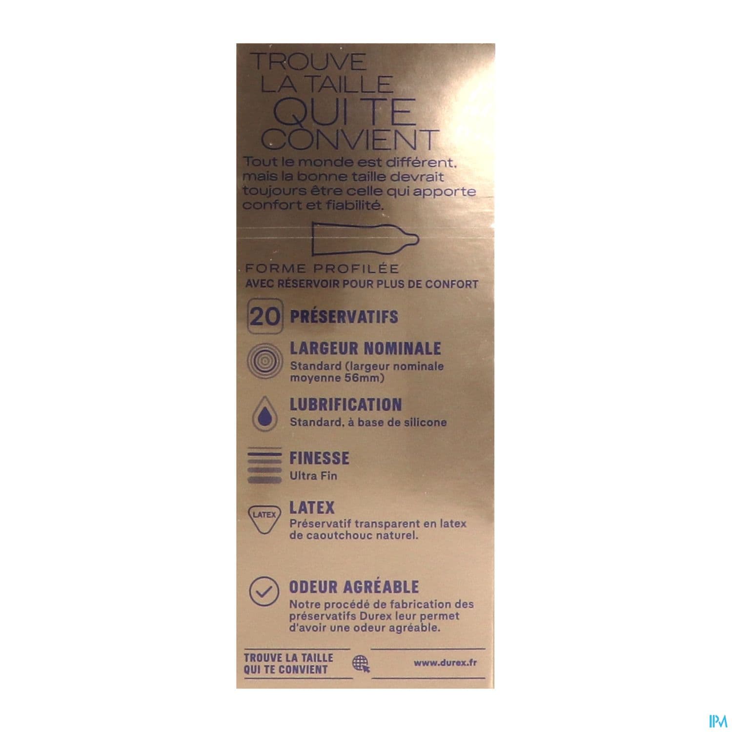 PRESERV DUREX NUDE ORIGINAL X20