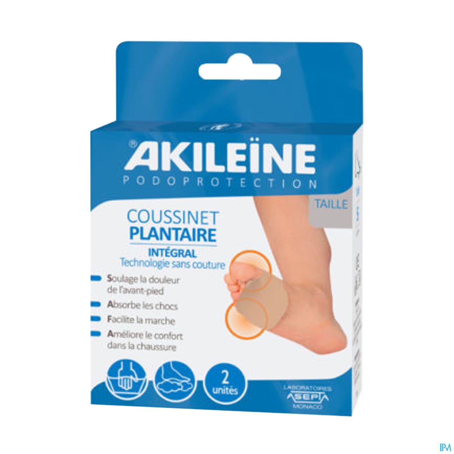 Akileine Podoprotection Coussinet Plantaire Integral Small 2