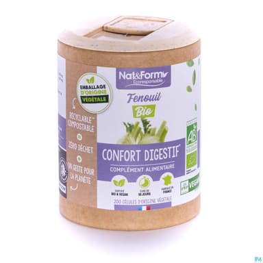NAT&FORM ECO FENOUIL BIO GELVEG200
