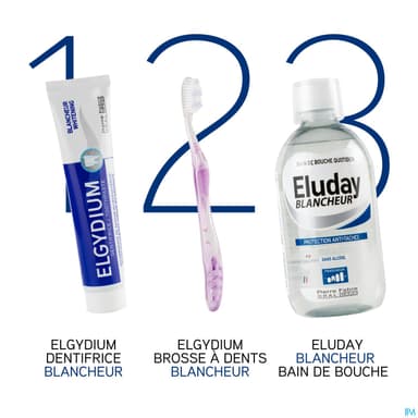 ELUDAY BLANCHEUR BAIN BOUCHE 500ML