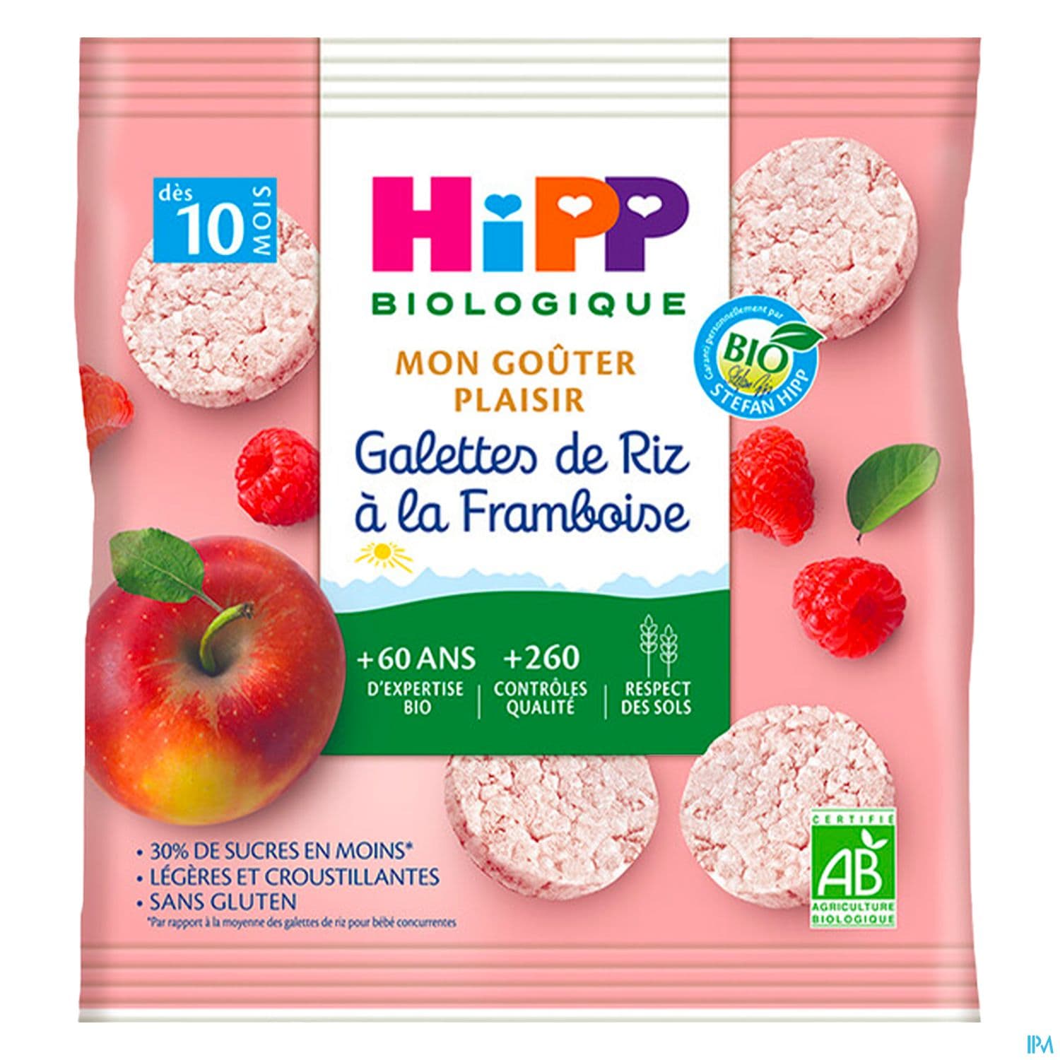 HIPP GALETTE RIZ FRAMBOISE 30G