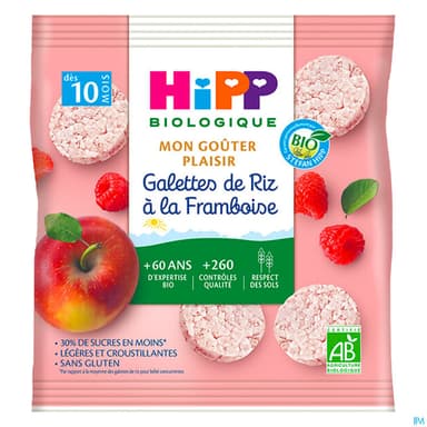 HIPP GALETTE RIZ FRAMBOISE 30G