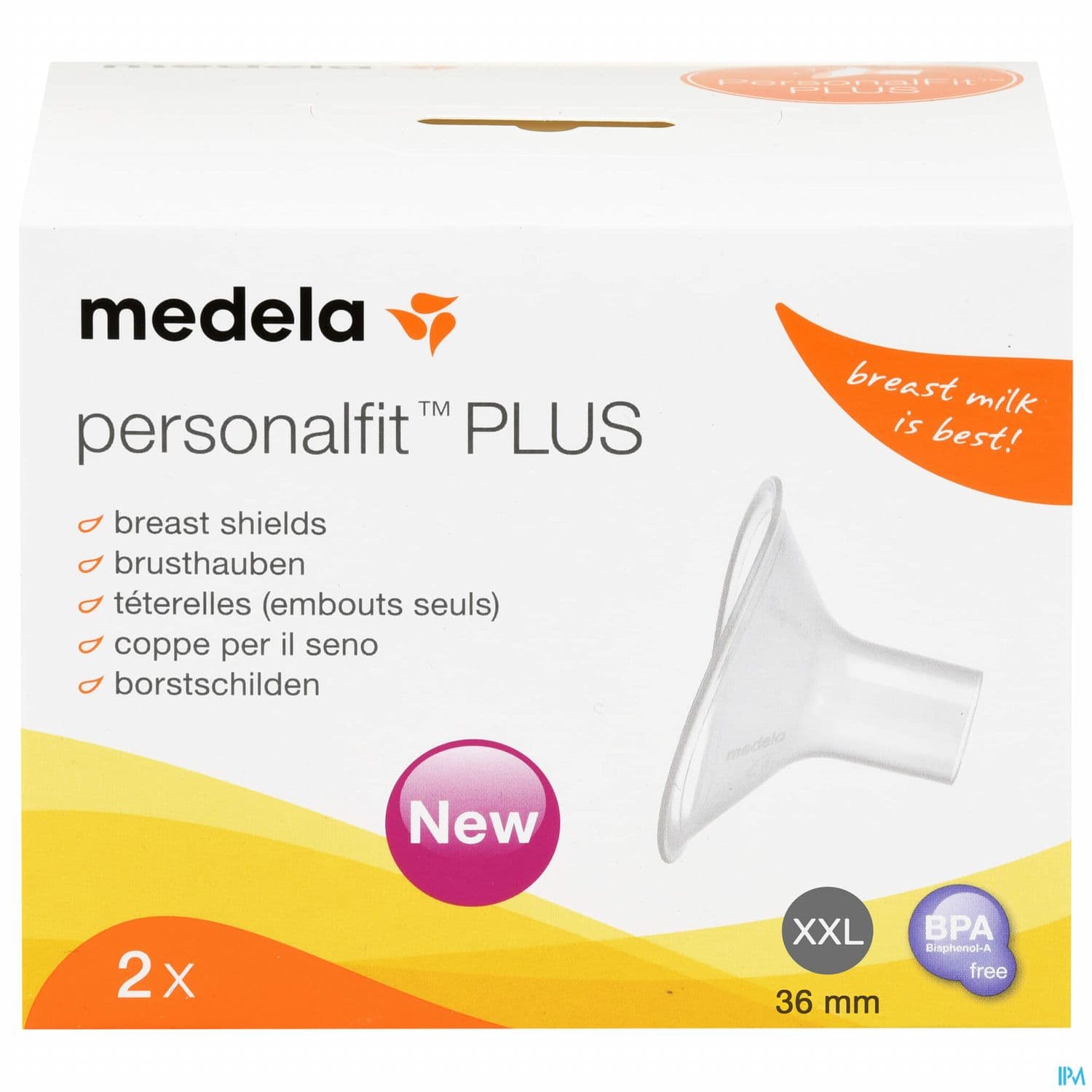 TETERELL MEDELA PERSONALFIT+ XXLX2