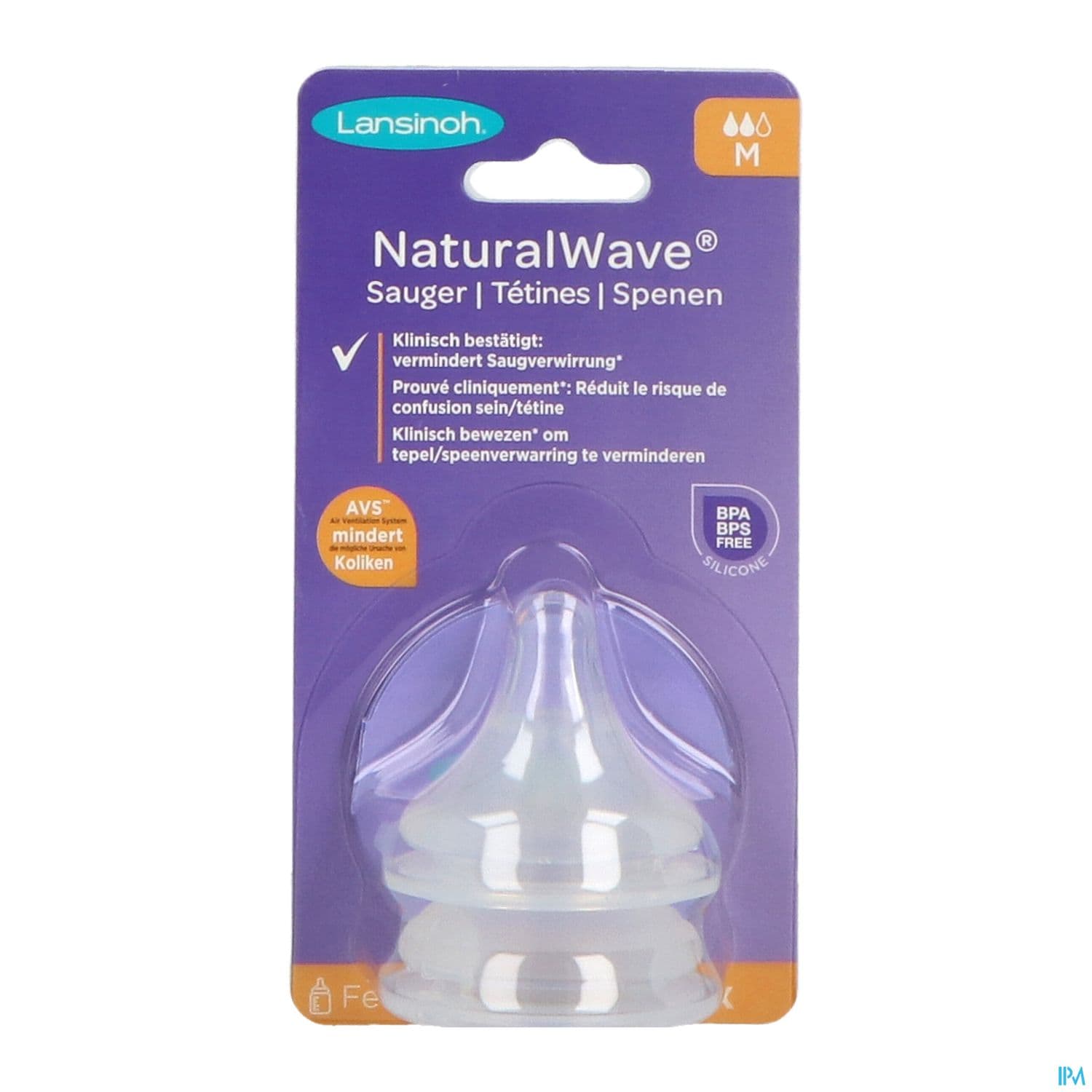 LANSINOH TETINE NATUREL WAVE MOY 2