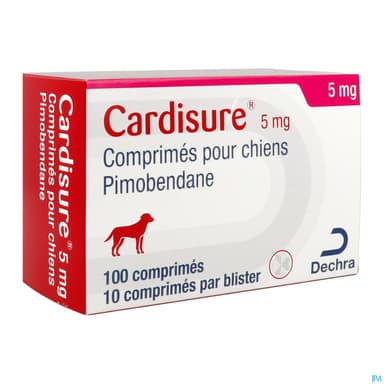 Dechra Cardisure 5mg Chien Comprime 100