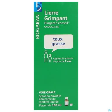 Lierre Grimpant Biogaran Conseil Sans Sucre Solution Buvable 100ml
