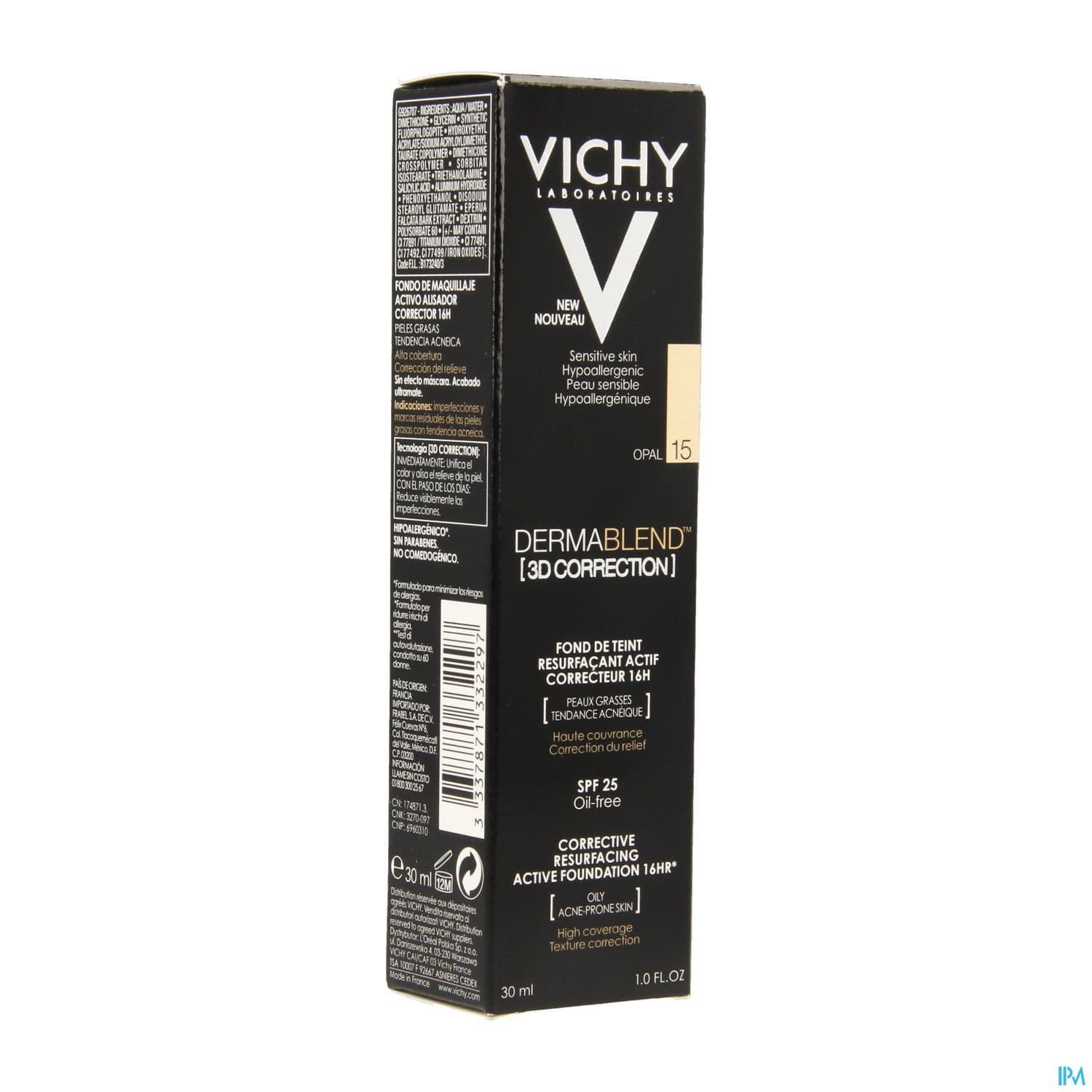 Vichy Fdt Dermablend Correction 3d 15 30ml