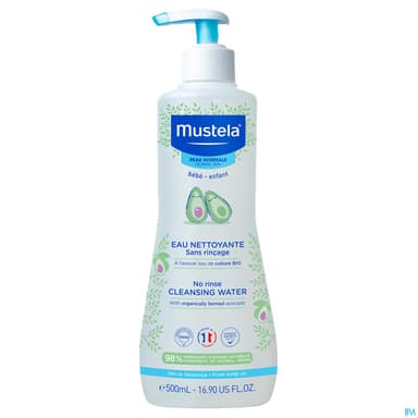 MUSTELA BB EAU NETT S/RINC PN500ML