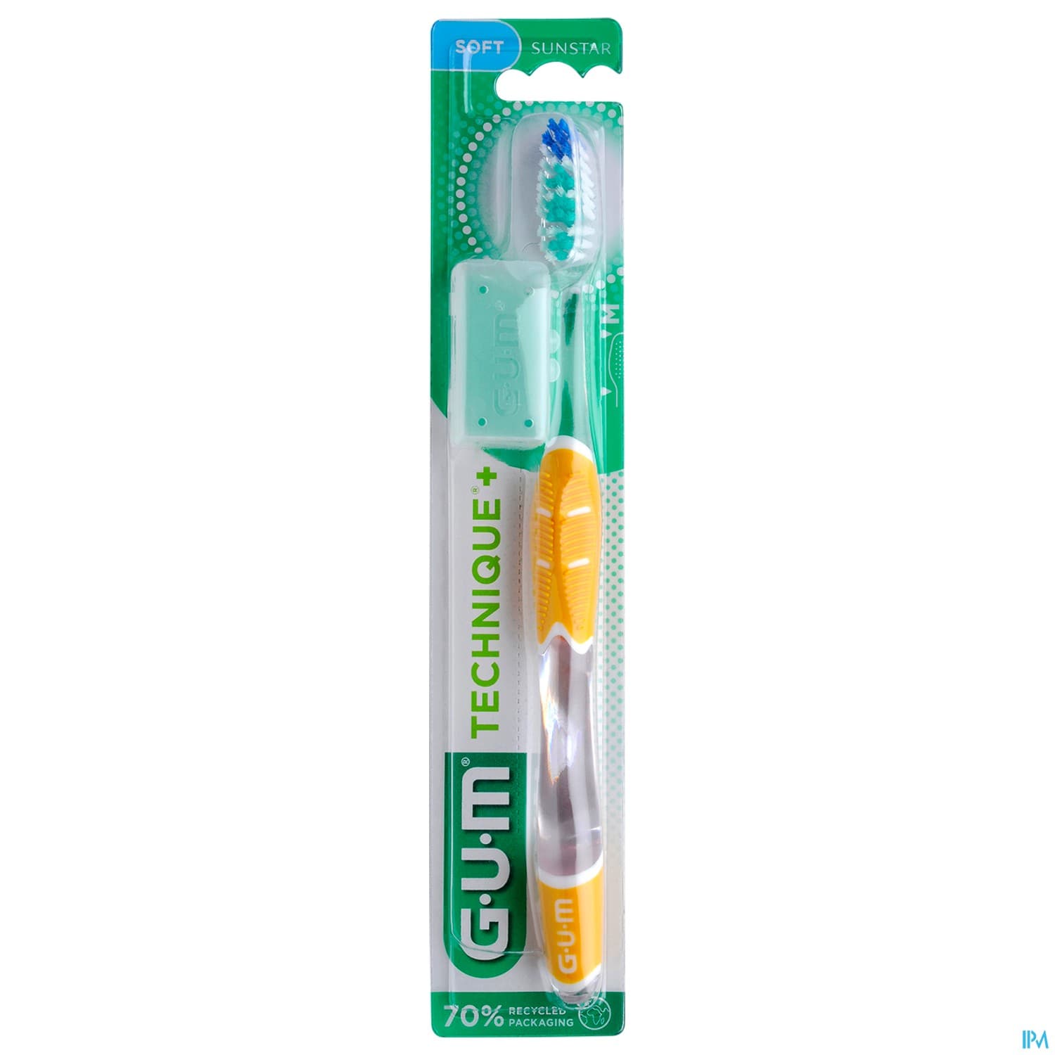 Gum technique+ brosse à dents souple compacte (modèle 491)