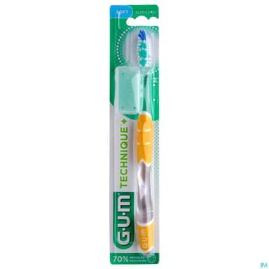 Gum technique+ brosse à dents souple compacte (modèle 491)