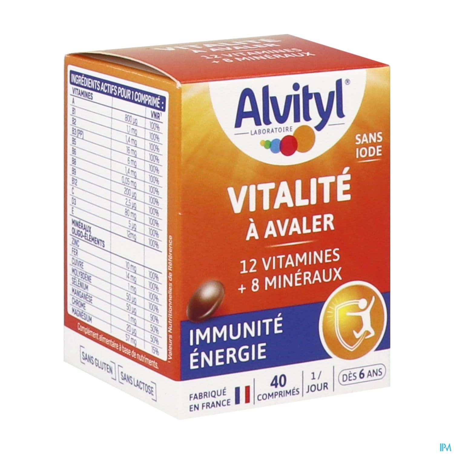 Alvityl Vitalite A Avaler Comprime 40