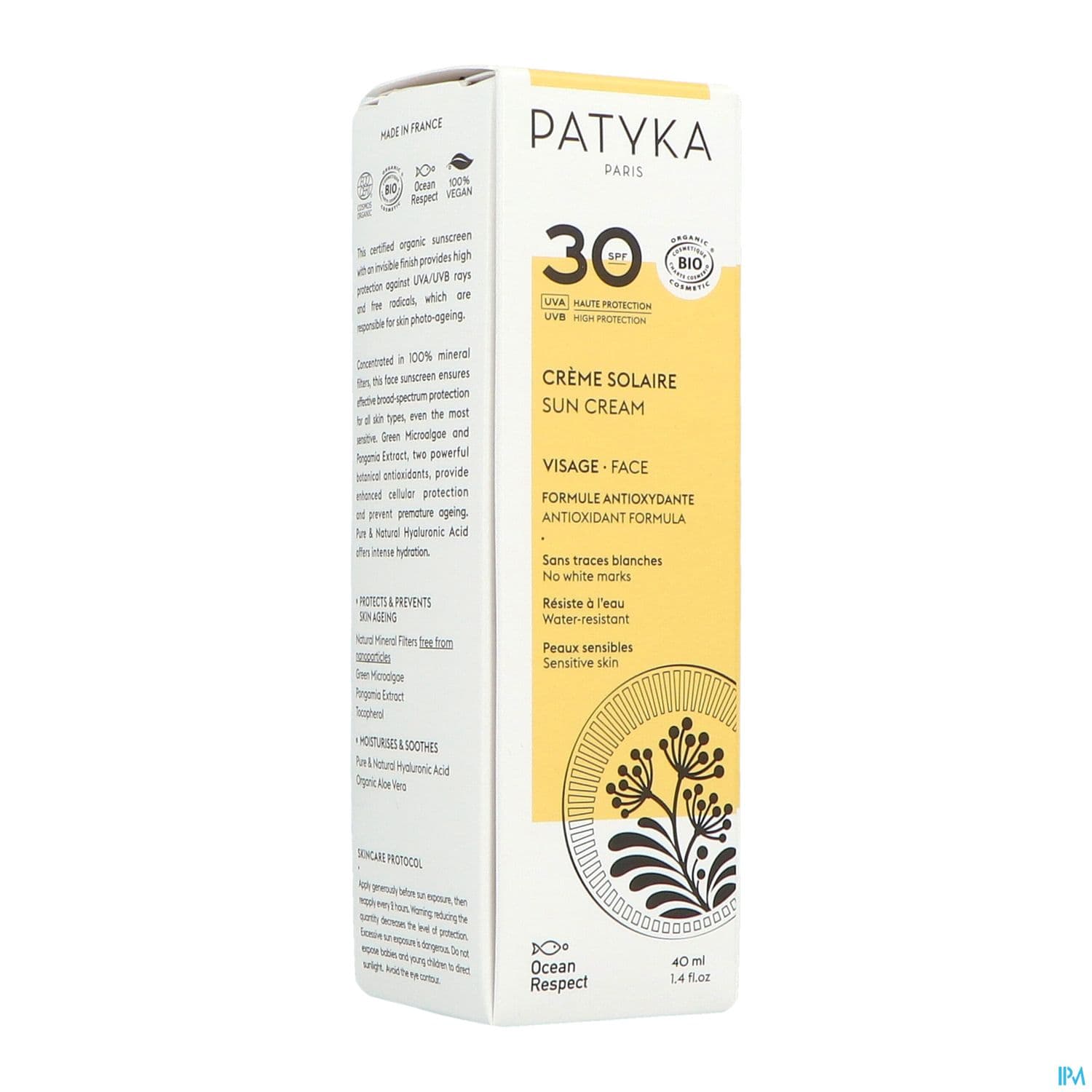 PATYKA SOL CR VISAGE SPF30 40ML