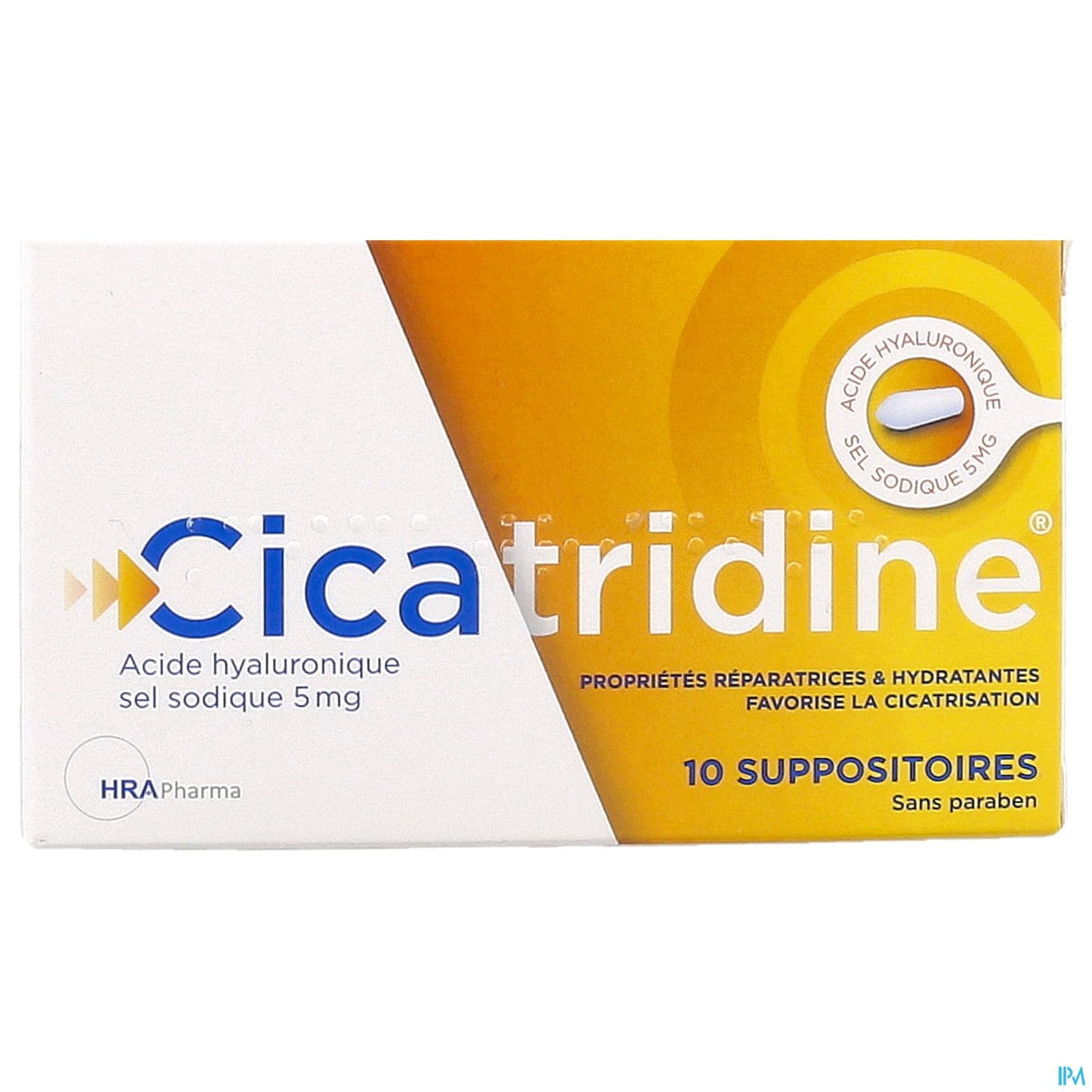 CICATRIDINE SUPPOSITOIRE 10