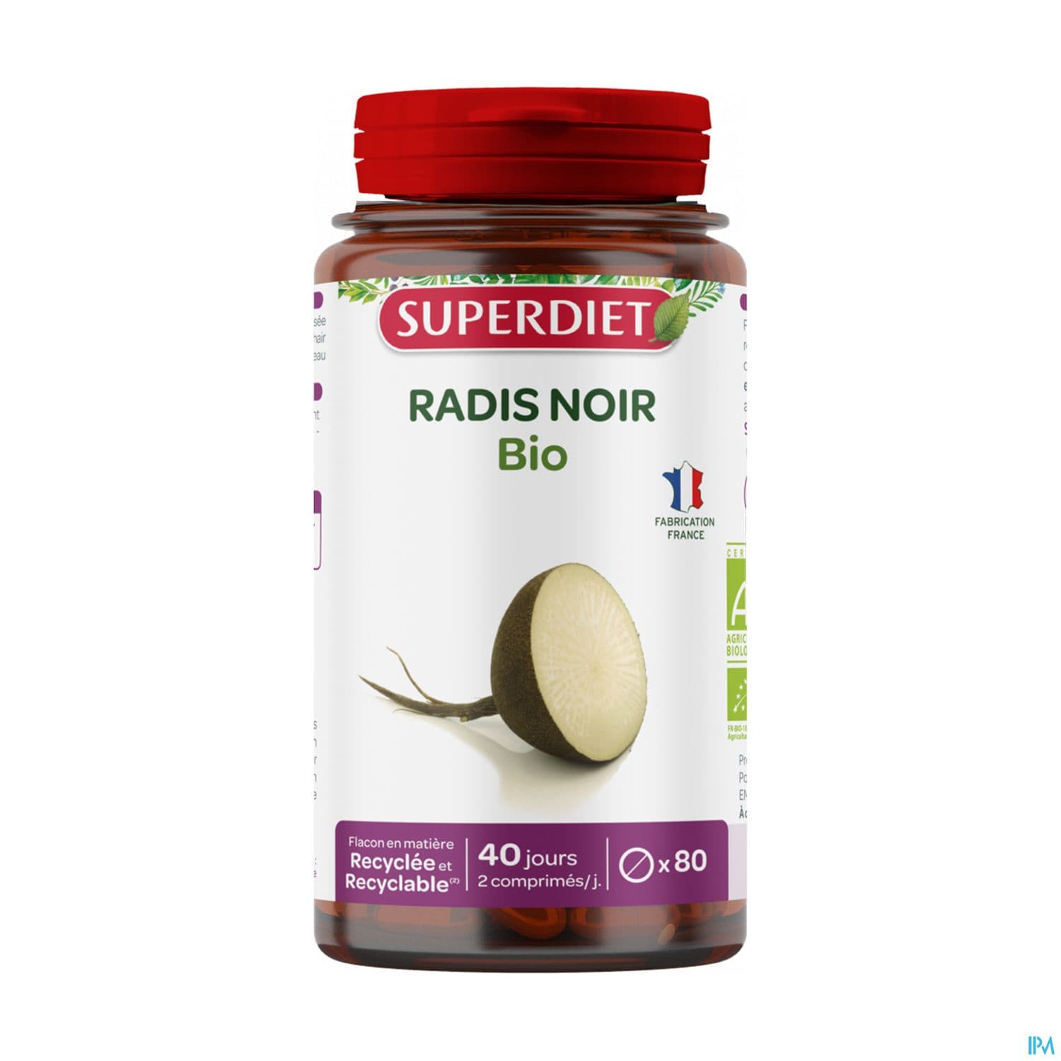SUPERDIET RADIS NOIR BIO CPR80