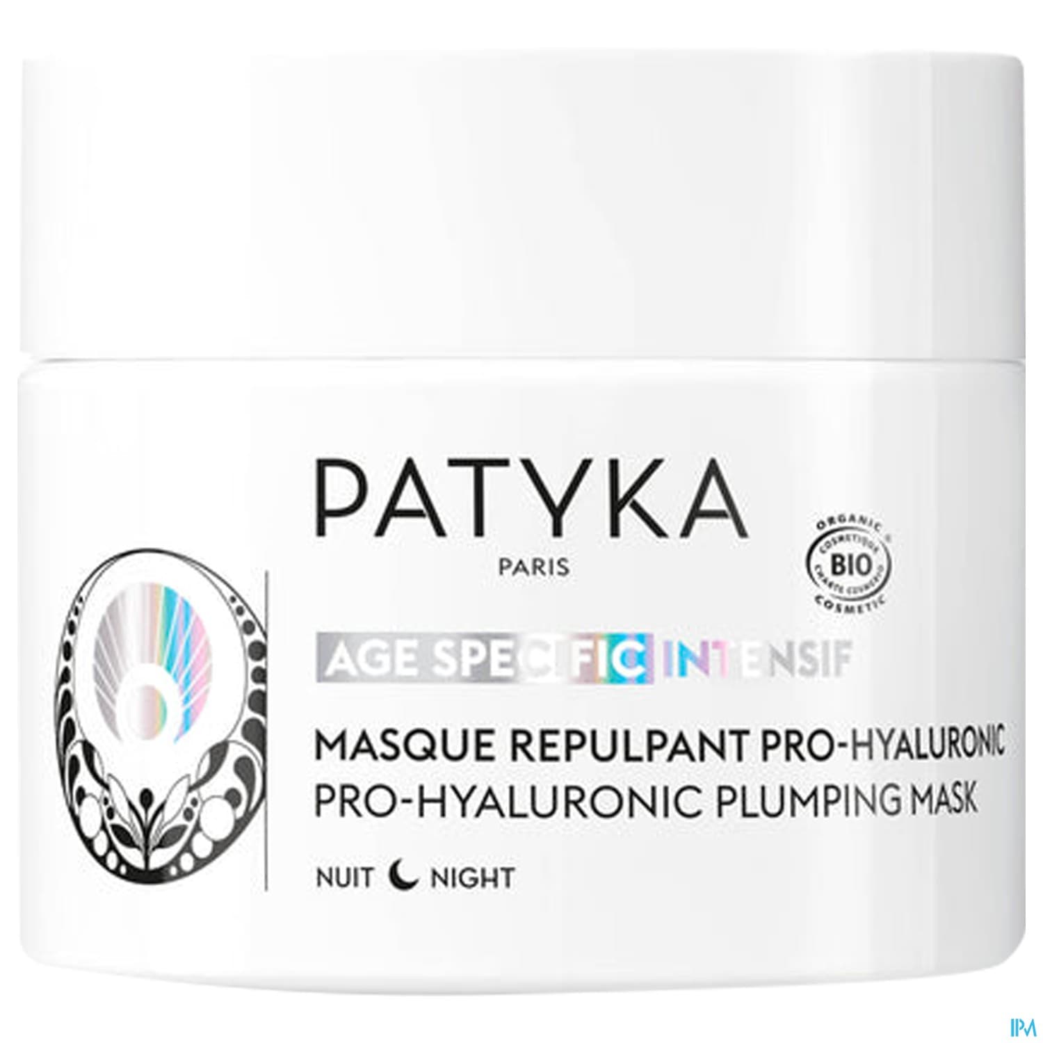 Patyka Masque Repulpant Pro Hyaluronic Bio 50ml
