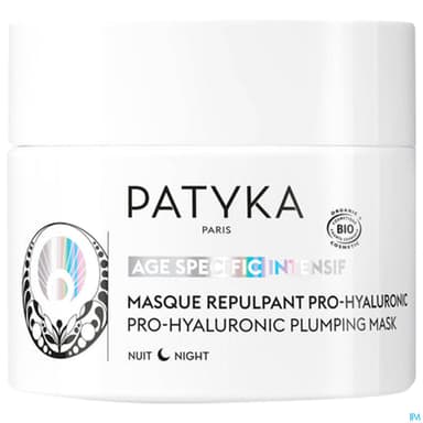 Patyka Masque Repulpant Pro Hyaluronic Bio 50ml