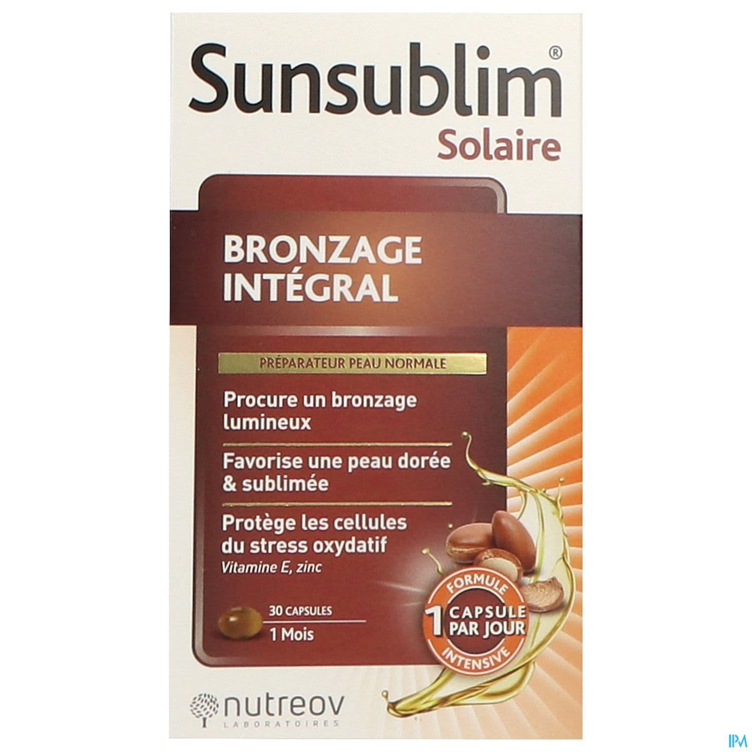 SUNSUBL BRONZ INTEGR CAPS30
