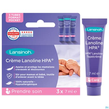 LANSINOH CR LANOLINE HPA 7MLX3