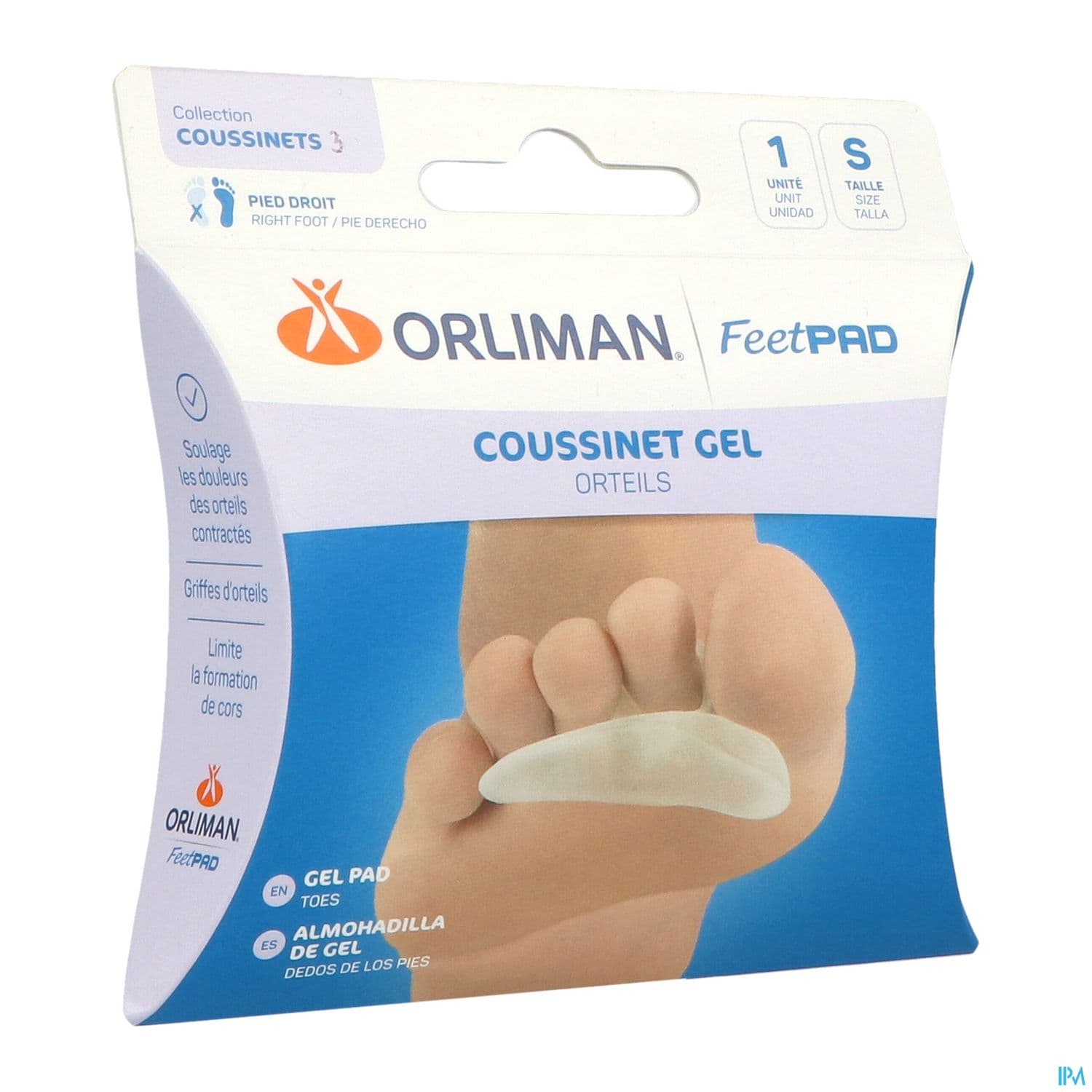 COUSSINET FEETPAD GEL ORTEIL D TS — Grande Pharmacie du Pont surennes