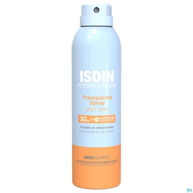 ISDIN TRANSP WET SKIN 30 SPR 250ML