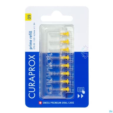 Curaprox Prime Refill Brossette Interdent Jaune 8