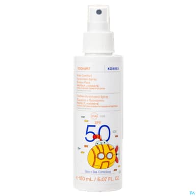 Korres Yaourt Visage Corps Spf50 Enfant Spray 150ml