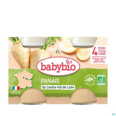 BABYBIO LEGUME PANAIS 2X130G