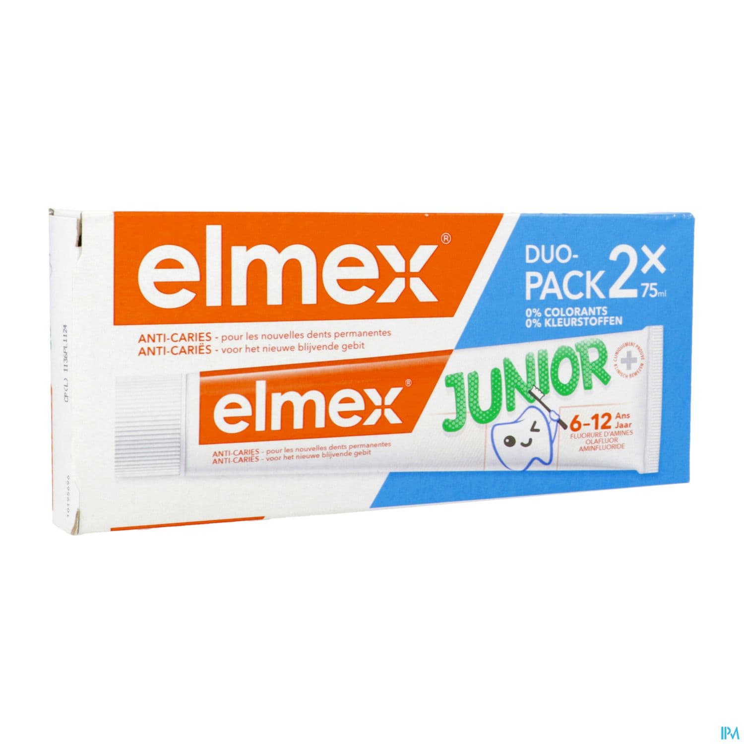ELMEX JUNIOR PATE DTF 7-12ANS MENTHE 2T/75ML