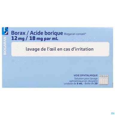 BORAX/AC.BORIQUE BGR CONS OPH5ML20