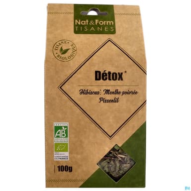 Nat Et Form Tisane Detox Bio 100g