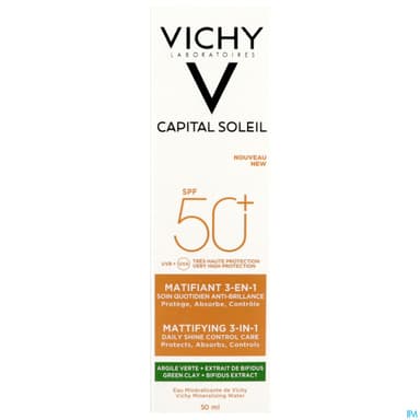 VICHY SOL MATIFIANT 3EN1 50+ 50ML