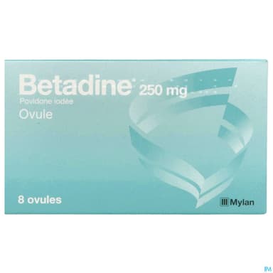 BETADINE 250MG OV B/8