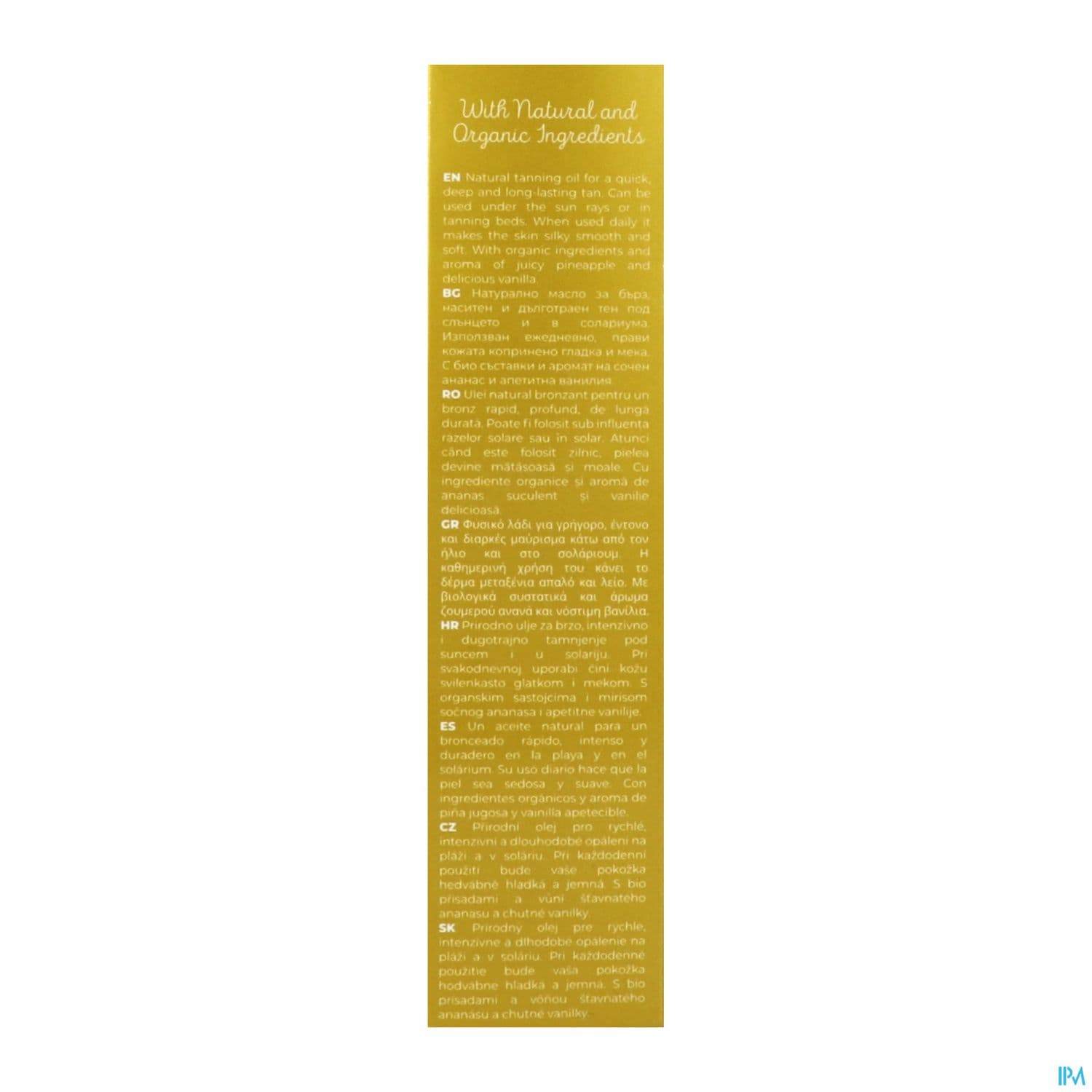 Ananas Suntan Body Oil Huile Bronzante 110ml