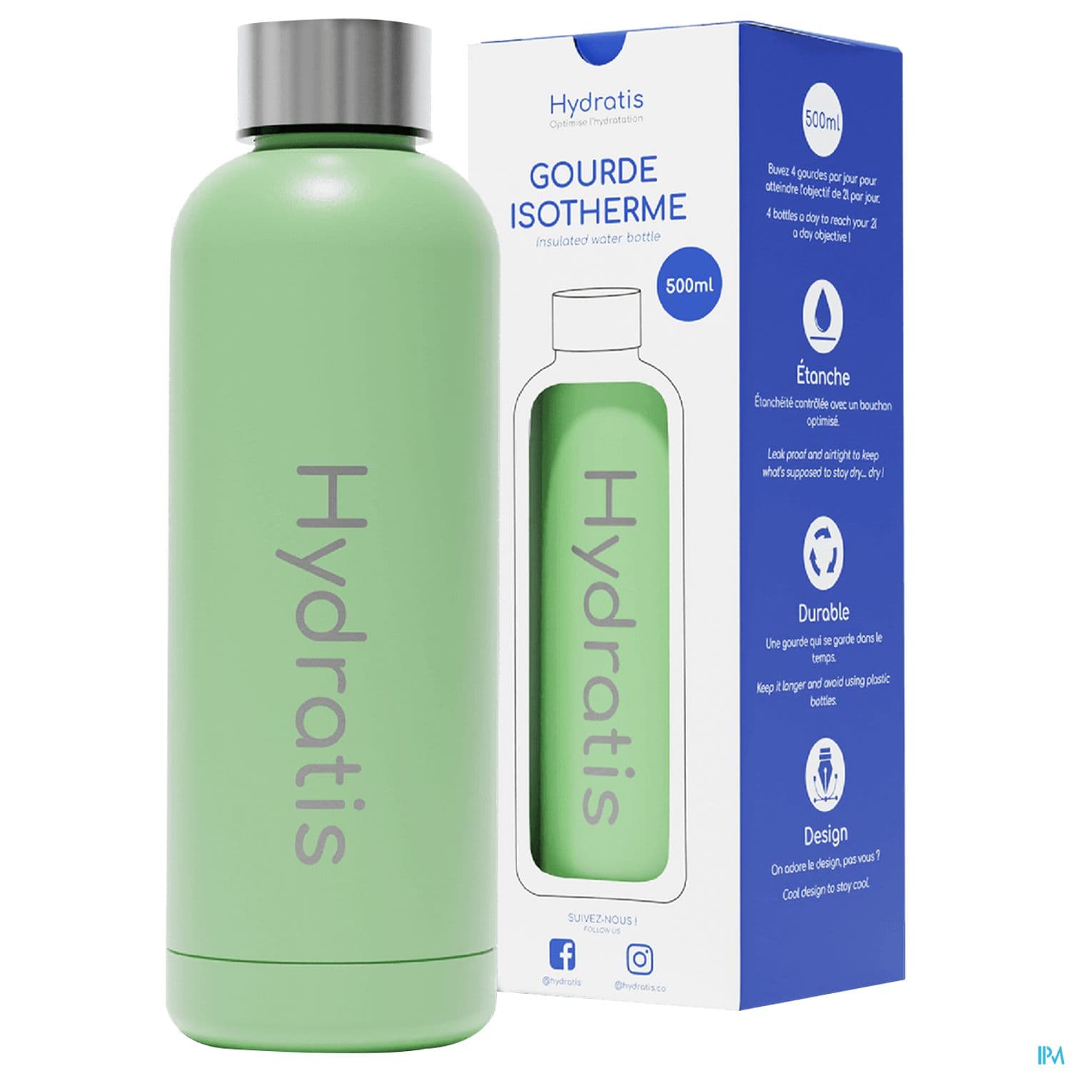 Hydratis Gourde Isotherme Verte