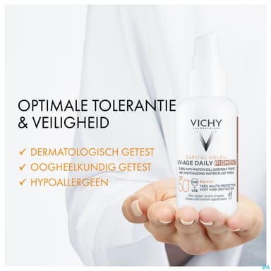 Vichy Capital Soleil Uv Age Daily Pigment Teinte Medium Spf50+ 40ml