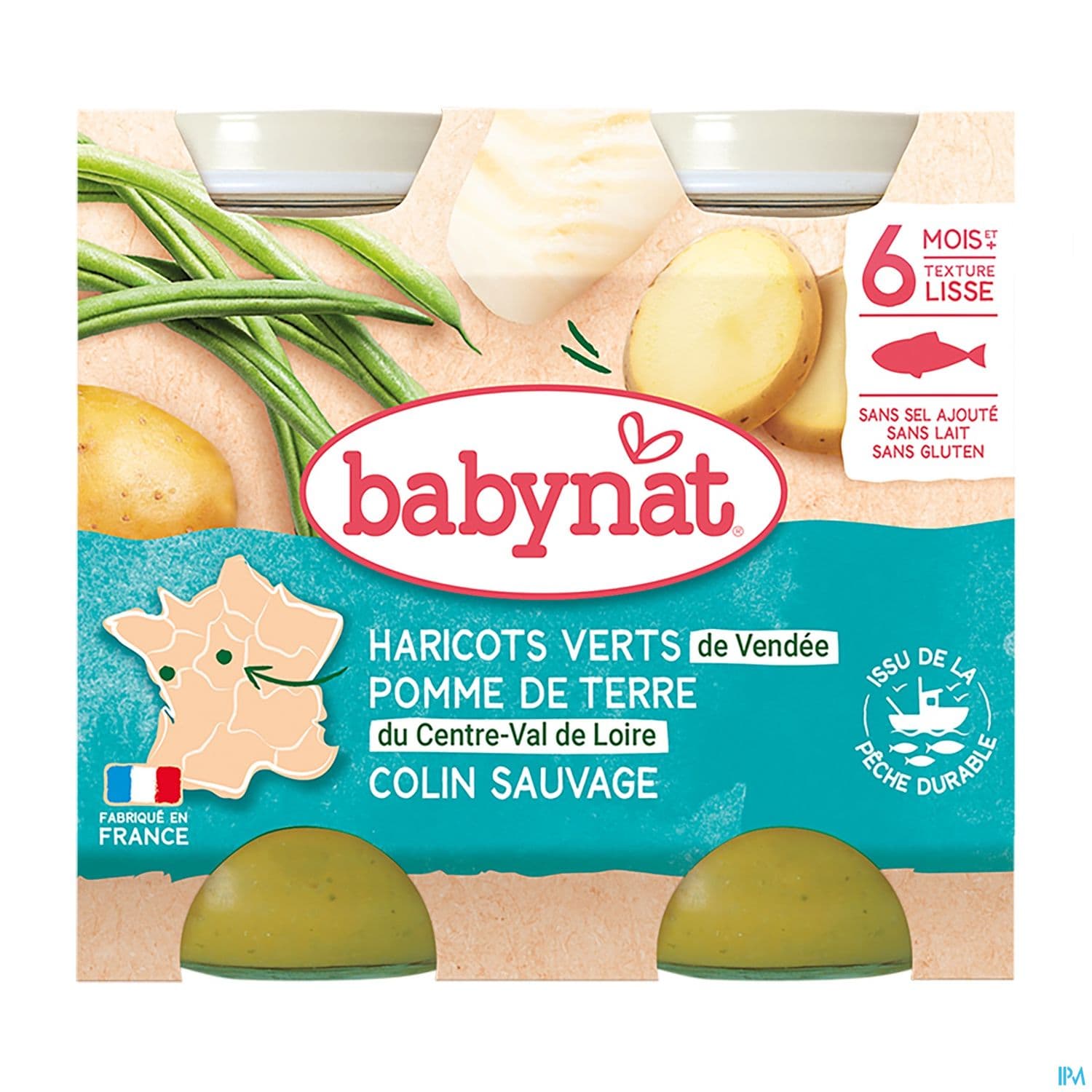 BABYNAT MENU LEGU/COLIN SAUV2X200G