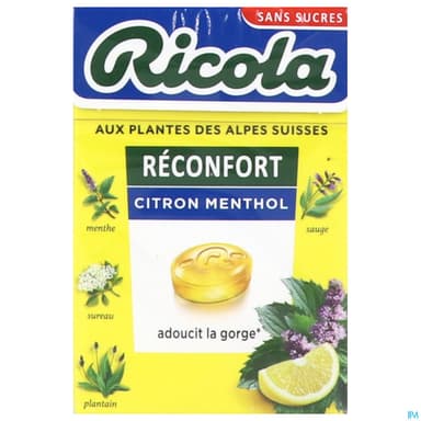 RICOLA RECONFORT CITRON MENT 50G