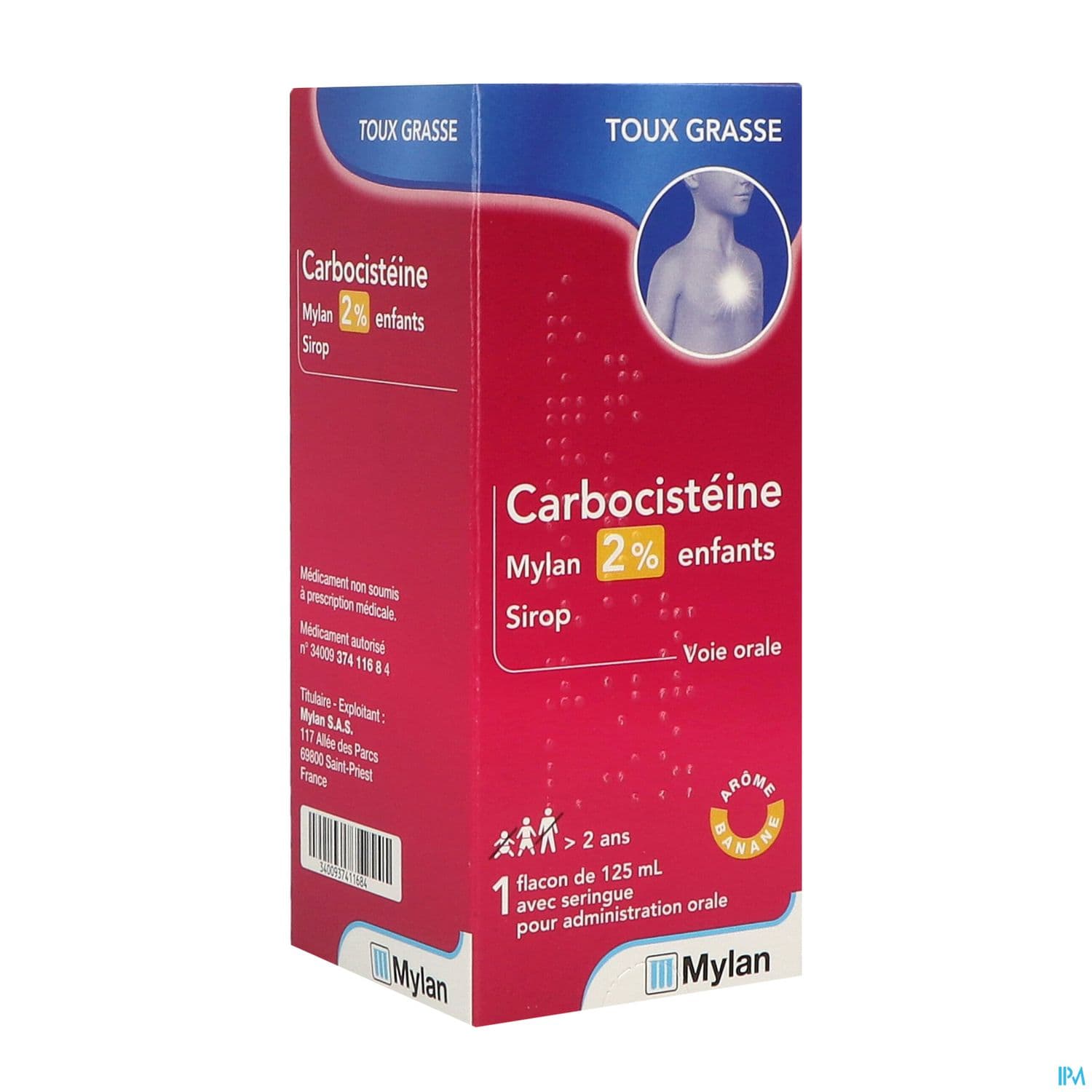 CARBOCISTEINE 2% ENF MYL SP 125ML