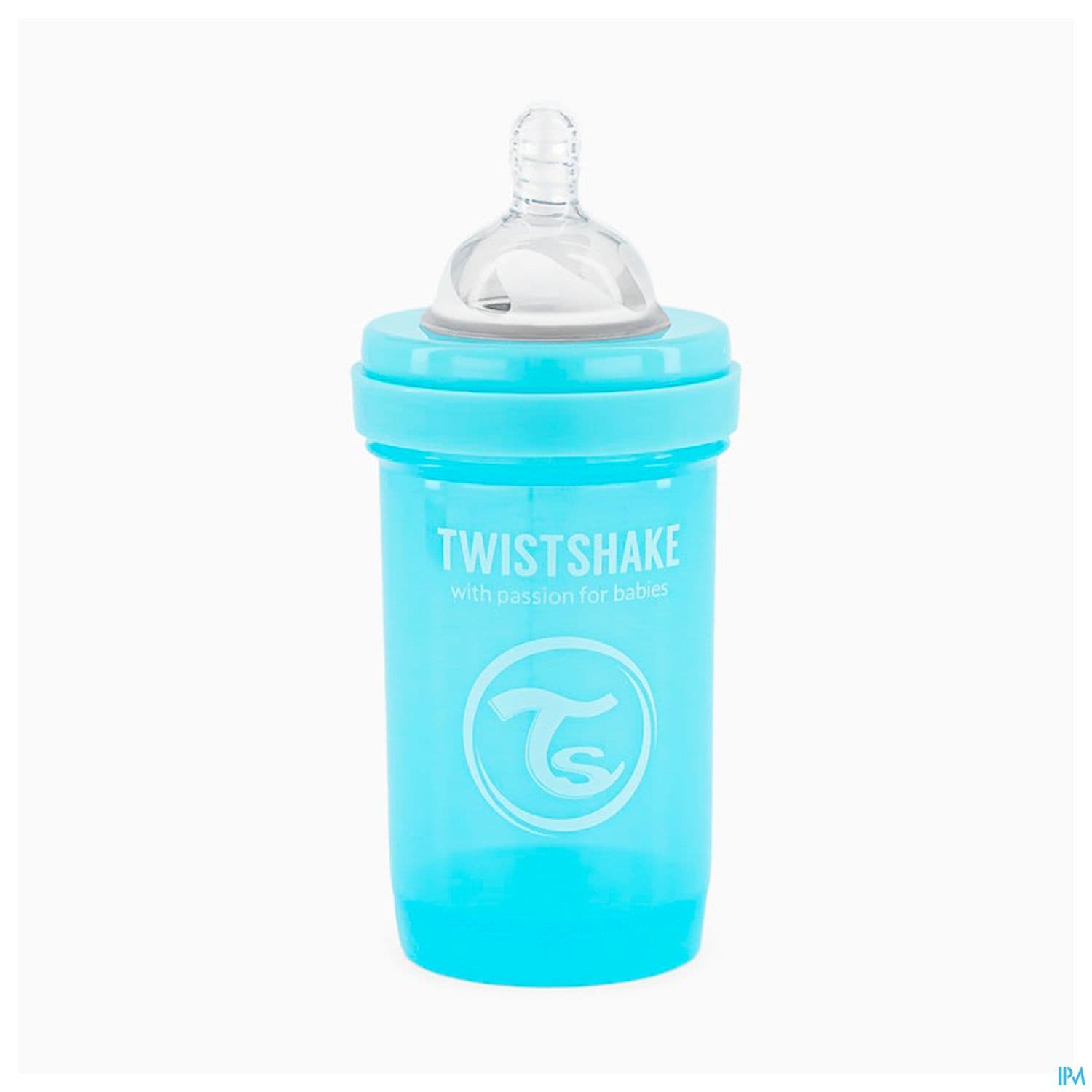 TWISTSHAKE BIB 180ML BLEU PAST 0M+