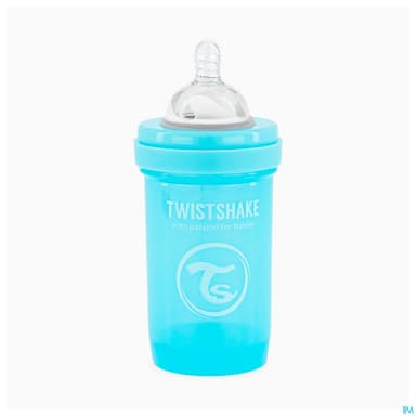 TWISTSHAKE BIB 180ML BLEU PAST 0M+
