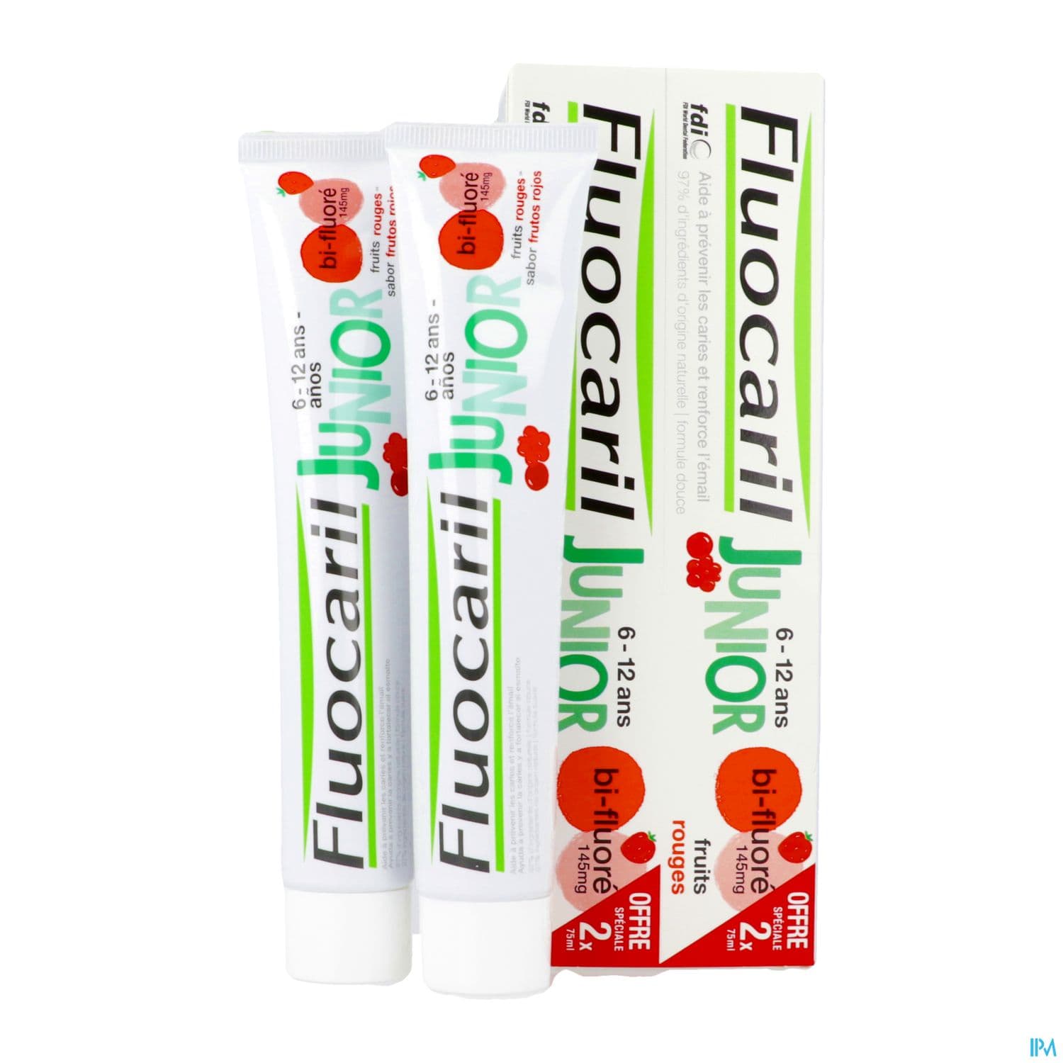 FLUOCARIL JUNIOR GEL FR RGE 2X75ML