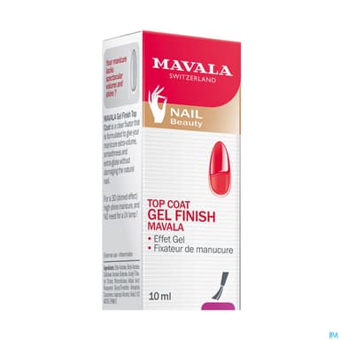 MAVALA TOP COAT GEL FINISH 10ML