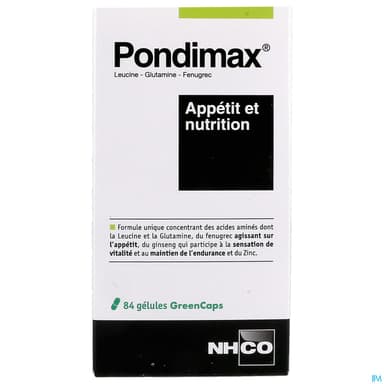 Nhco Pondimax Appetit Et Nutrition Gelule 84