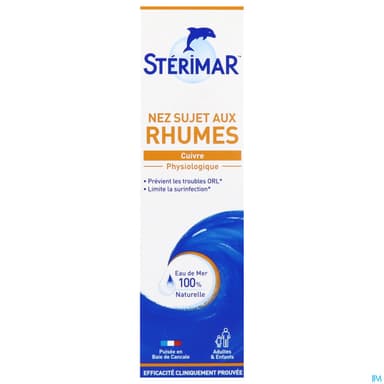 Sterimar Cuivre Nez Sujet Infection 100ml