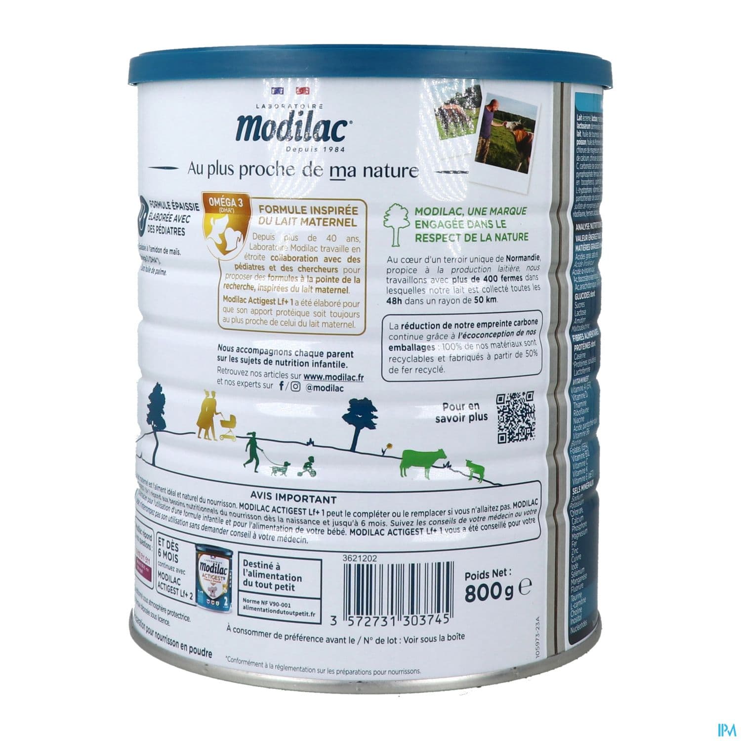 MODILAC ACTIGEST LF+ 1 800G