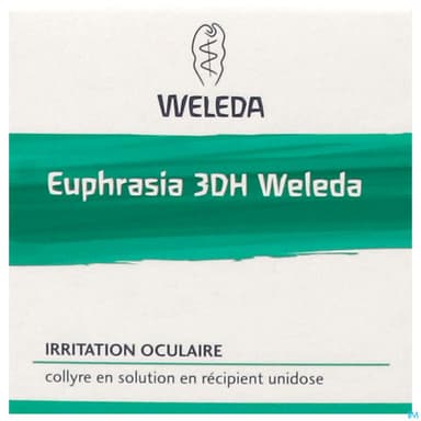 Weleda Euphrasia D3 Collyre Unidose 0ml4 X10