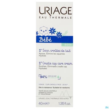 URIAGE BB 1ER SOIN Cr soin croûtes lait 40ml